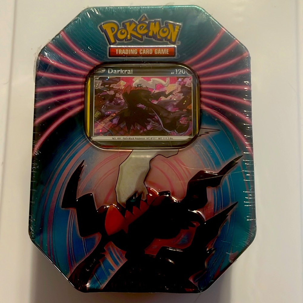 Pokémon trading card game tin new